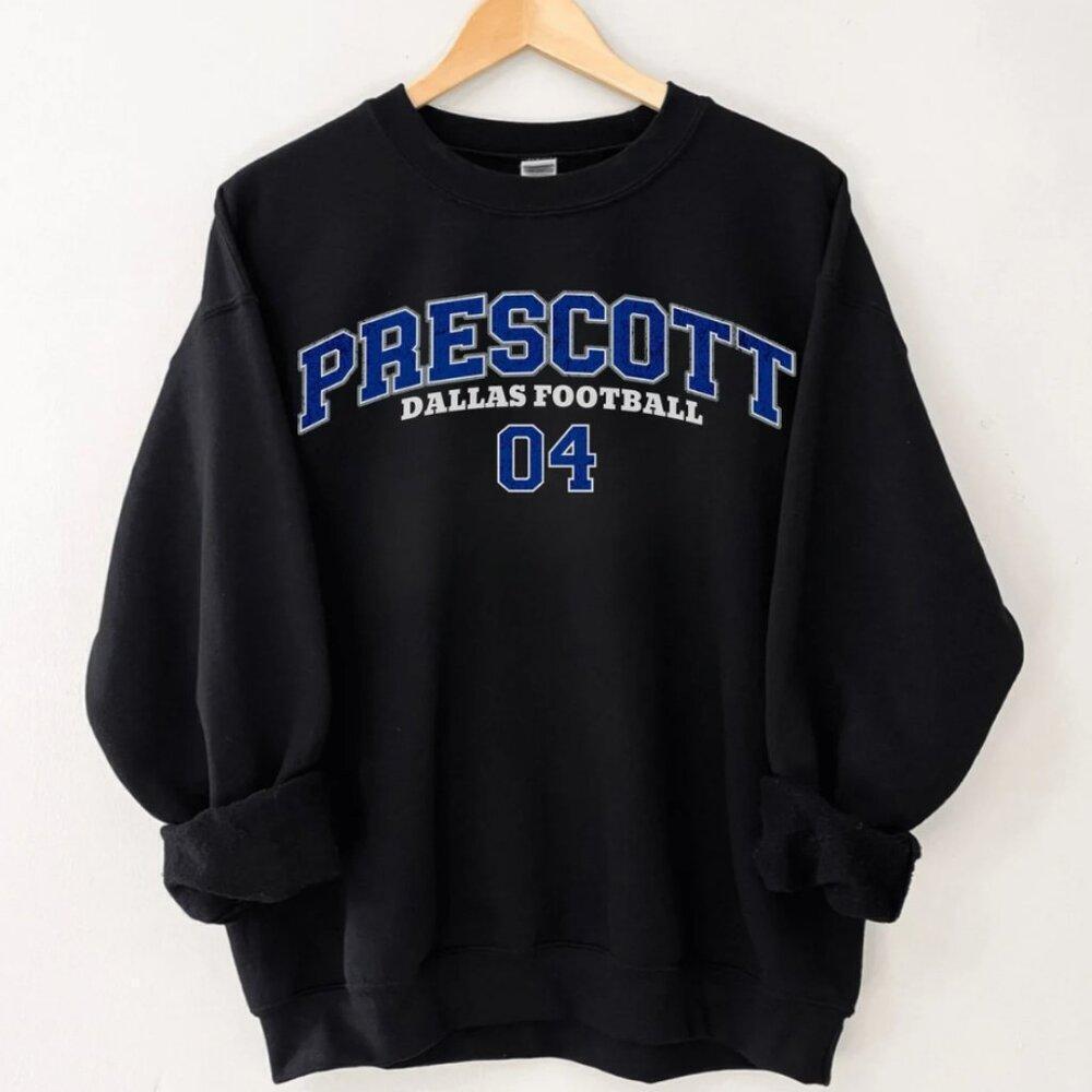 Dak Prescott Dallas Football Graphic Crewneck Sweatshirt Unisex